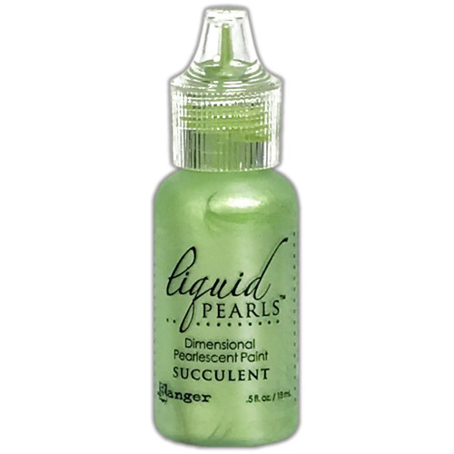 Liquid Pearls Dimensional Pearlescent Paint .5oz Ranger- Succulent