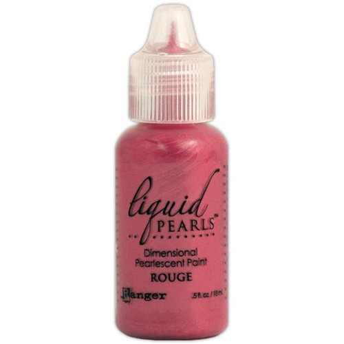 Liquid Pearls Dimensional Pearlescent Paint .5oz Ranger- Rouge