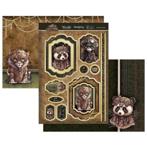 Hunkydory Crafts Animal Arcadia 3-Piece Topper Set- Adventure Awaits ANARC901