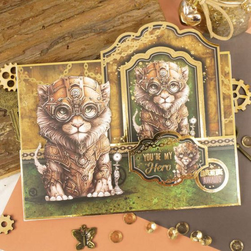 Hunkydory Crafts Animal Arcadia 3-Piece Topper Set- Adventure Awaits ANARC901
