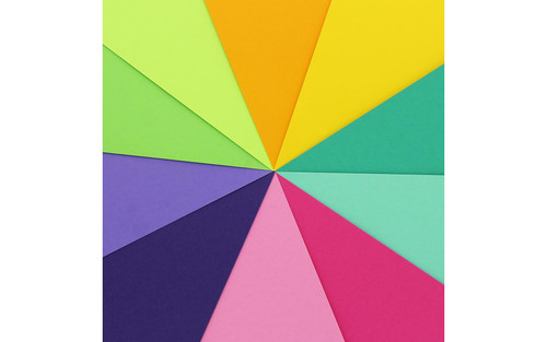 Paper Accents 5x7 Cardstock Rainbow Pack - 250pc- Candy Duos