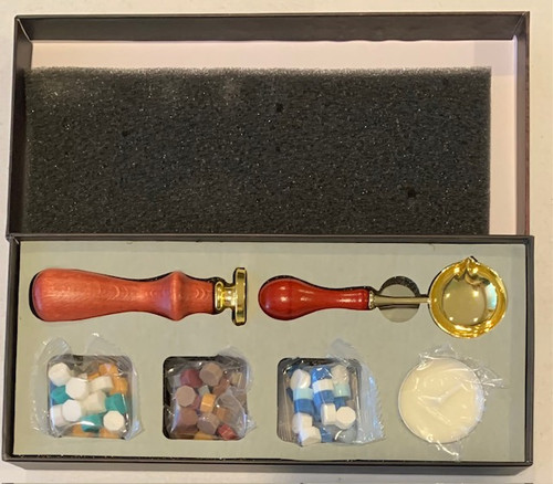Sealing Wax Fantasy Gift Set Brown 6-Pc Set
