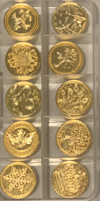 Sealing Wax Alloy Seal Stamps - Set of 10 Random in a box