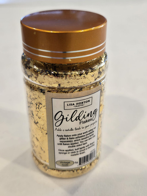 Lisa Horton Crafts- Gilding Flakes- Vintage Gold