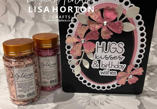 Lisa Horton Crafts- Gilding Flakes- Pink Blush