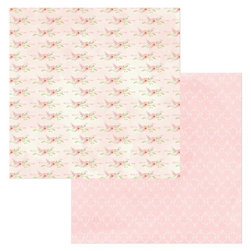 Bo Bunny- Willow & Sage- 12x12 Double-sided Paper- Garden- 2pc