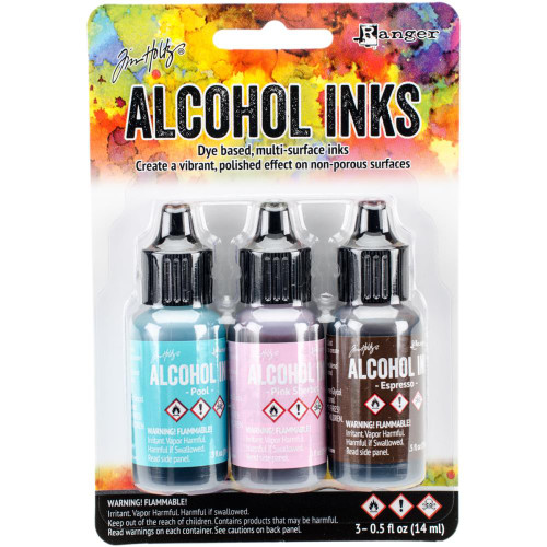 Ranger Tim Holtz Alcohol Inks- 3PKG- Retro Cafe