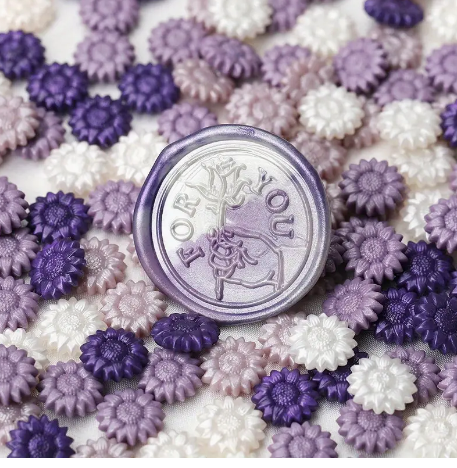 Sealing Wax 100pcs/bag Purple White Mix