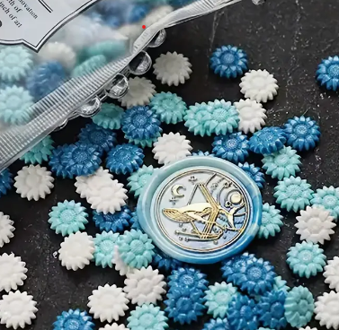 Sealing Wax 100pcs/bag Sunflower Shape Mediterranian Sea Mix