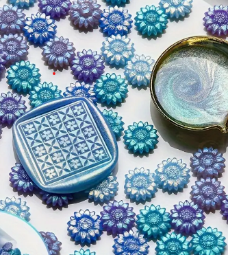 Sealing Wax Aurora Southern Lights Sunflower 100pcs/bag Mix