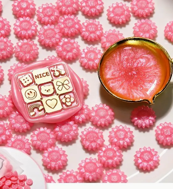 Sealing Wax 100pcs/bag Sunflower Shape Aurora Red Makeup