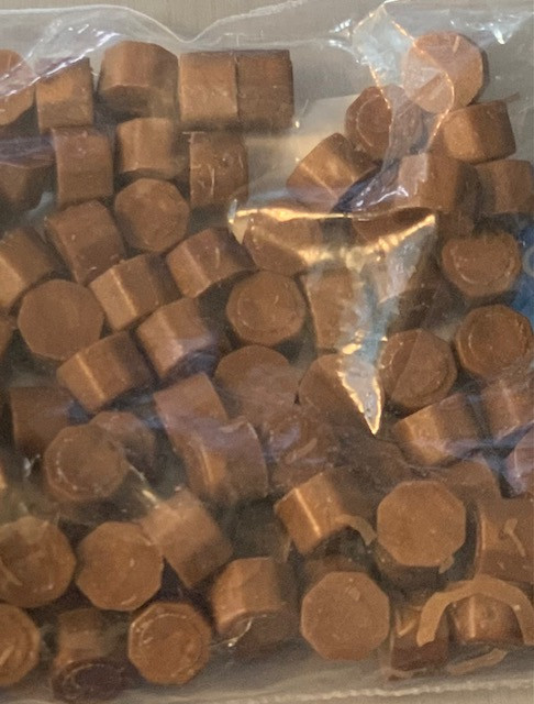 Sealing Wax R Brown Octagon Shape 100pcs/bag