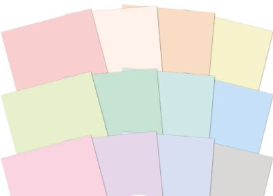 Hunkydory Crafts Colour Block Pastels 8"x8" Paper Pad- Matt