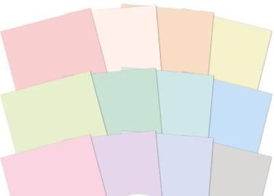 Hunkydory Crafts Colour Block Pastels 8"x8" Paper Pad- Silk