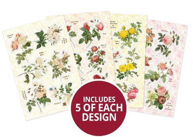 Hunkydory Crafts - Delightful Die-Cuts A5 Pad- World of Roses