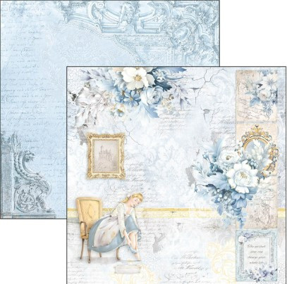 Ciao Bella 12"x 12" Paper Pad- 12 Double-sided papers- Midnight Spell