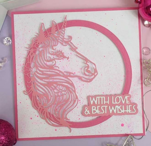 Hunkydory Crafts Moonstone Die- Magical Unicorn
