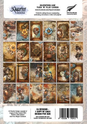 3Quarter Designs- Invention Age- Tuck 'N' Play Cards