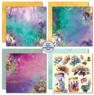 3Quarter Designs- Bee Happy- 6x6 Paper Pack