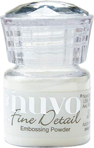 Nuvo Embossing Powder Fine Detail .68oz, Crystal Clear