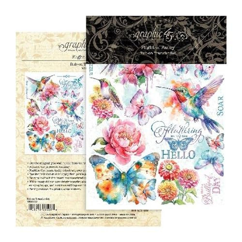 Graphic 45- Rub-on Transfer- Flight of Fancy