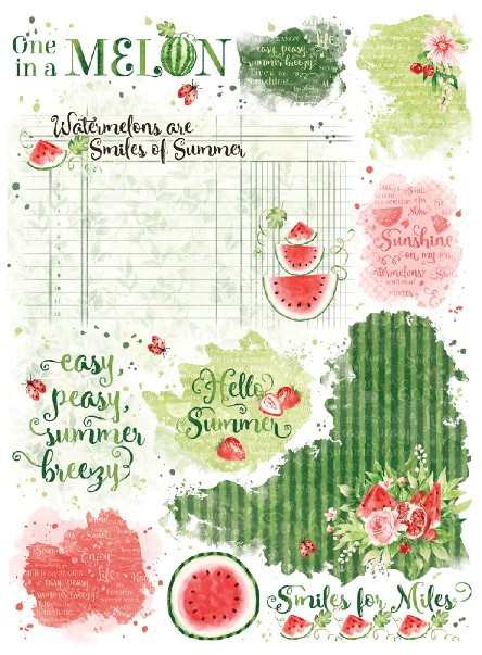 Graphic 45- Rub-on Transfer- Sunshine on My Mind