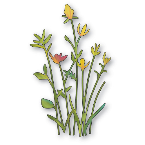 Memory Box 100% Steel Backyard Floral Stems Cutting Die- 94638