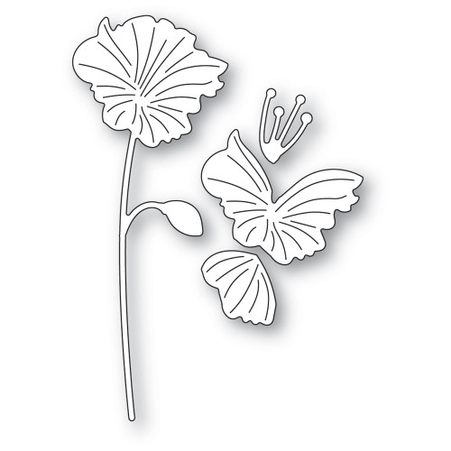Memory Box 100% Steel Sweet Poppy Stem Cutting Die- 94648