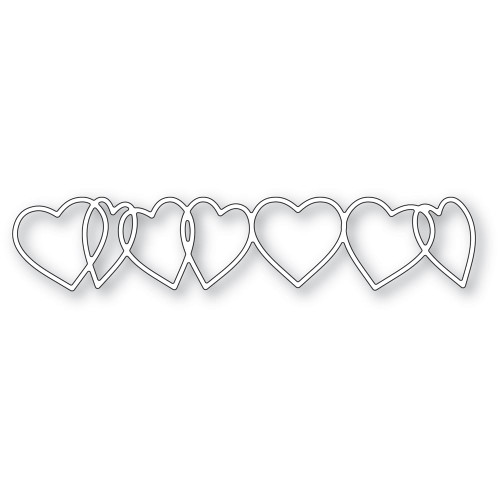 Memory Box 100% Steel Heart Ring Stack Cutting Die- 94662