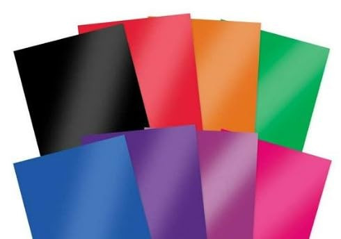 Hunkydory Crafts Mirri Selection- Stained Glass Florals 220gsm Mirror Card MCD437