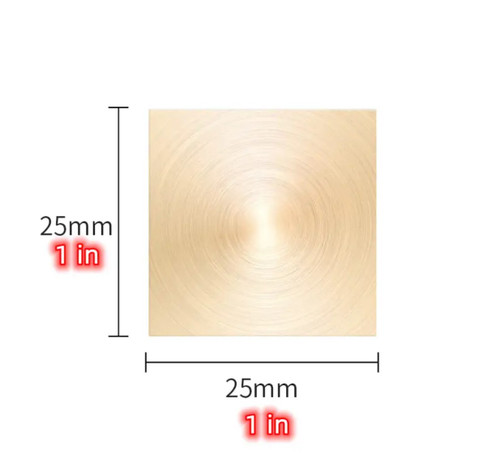 Sealing Wax Seal Stamp - Solid Copper Head Without Engraving Square