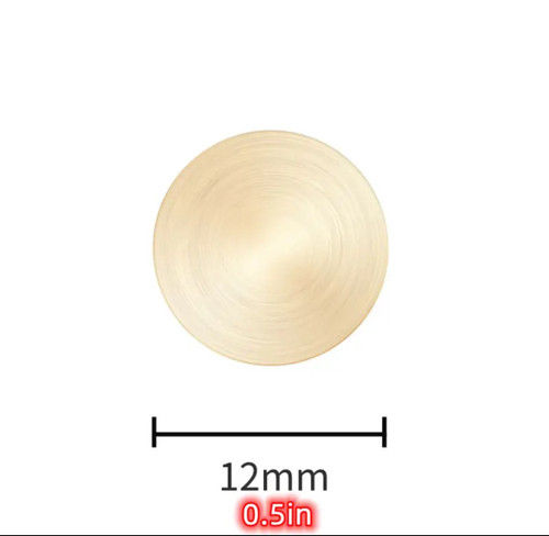 Sealing Wax Seal Stamp - Solid Copper Head Without Engraving Square Round 12mm