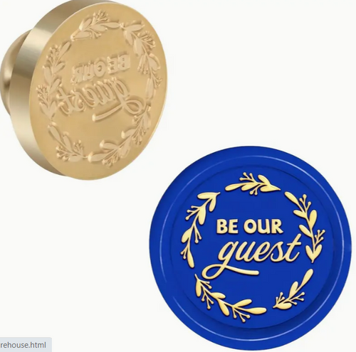 Sealing Wax Seal Stamp - Brass Be Our Guest