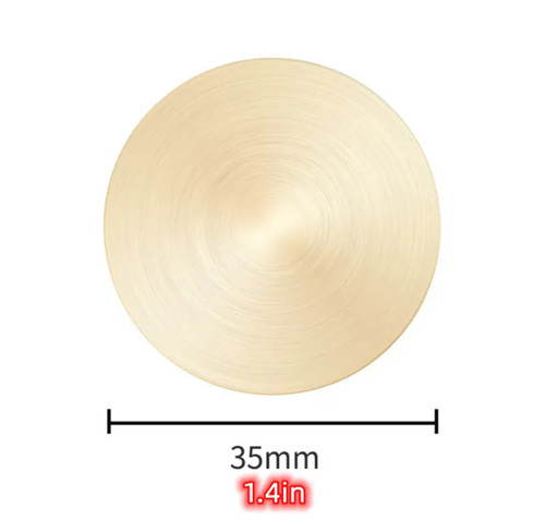 Sealing Wax Seal Stamp - Solid Copper Head Without Engraving Square Round 35mm