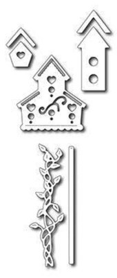 Frantic Stamper Cutting Dies- Garden Birdhouses (set of 7 dies)