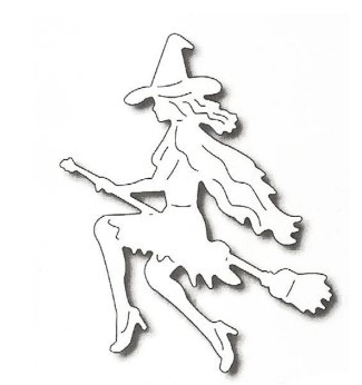 Frantic Stamper Cutting Dies- Which Riding Broom