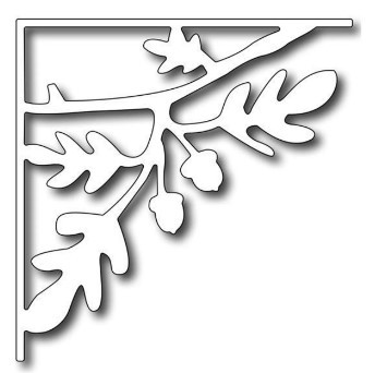 Frantic Stamper Cutting Dies- Oak Leaf Corner