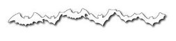 Frantic Stamper Cutting Dies- Bat Border
