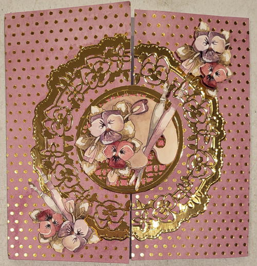 Live Stream Painted Pansy From FInd It Trading -- 12 Card Class