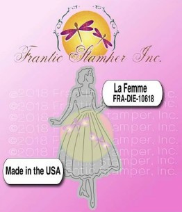Frantic Stamper Cutting Die- La Femme