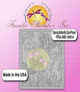 Frantic Stamper Cutting Die- Spring Butterfly Card Panel