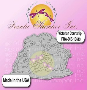 Frantic Stamper Cutting Die- Victorian Courtship