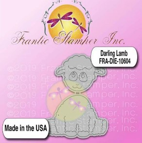 Frantic Stamper Cutting Die- Darling Lamb
