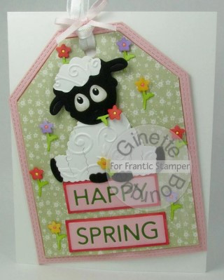 Frantic Stamper Cutting Die- Darling Lamb
