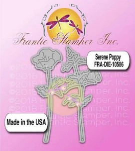 Frantic Stamper Cutting Die- Serene Poppy