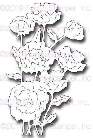 Frantic Stamper Cutting Die- Oriental Poppies