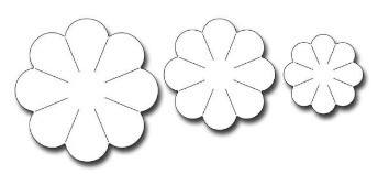 Frantic Stamper Cutting Die- Garden Blossoms #3