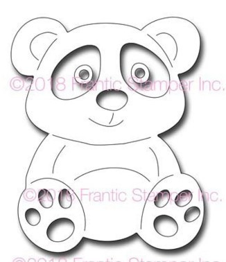Frantic Stamper Cutting Die- Ping the Panda