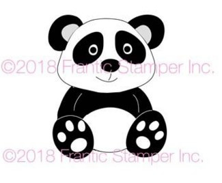 Frantic Stamper Cutting Die- Ping the Panda