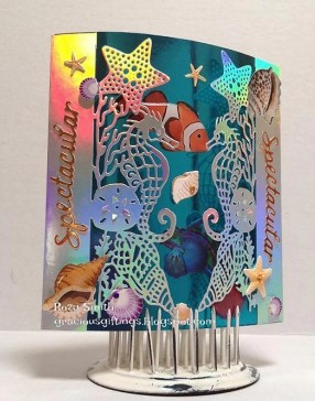 Frantic Stamper Cutting Die- Seahorse Edger Facing Right